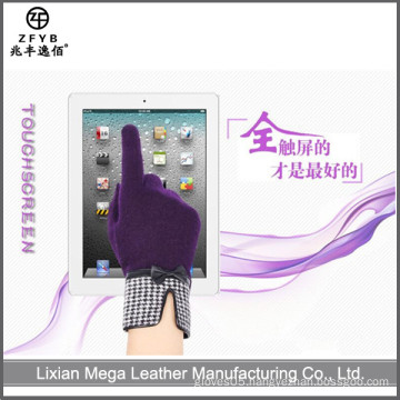 ZF5333 High quality women new touch screen wool gloves
